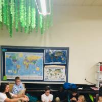 mapping the campus in the classroom and paper tree